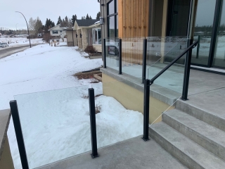 Topless Railing glass